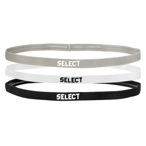 Пов'язка на голову Select 3 шт Black/White/Gray